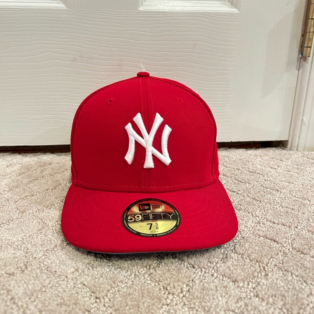 New Era New York Yankees 59FIFTY Red Baseball Cap